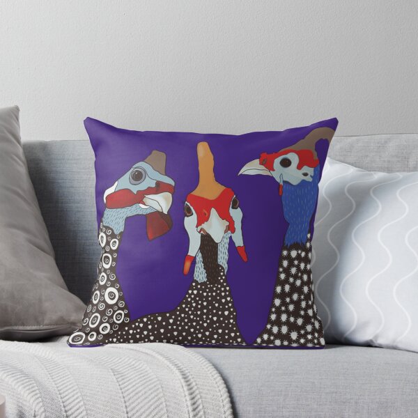 Item preview, Three Guineafowl Buddies Drawing designed and sold by AviaryAlley.