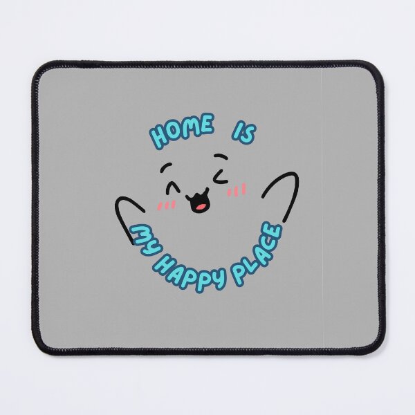 Item preview, Home Is My Happy Place Cute Funny Quote designed and sold by  Daydream Designs.