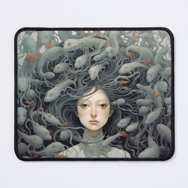 Item preview, A Woman Surrounded By Strange Creatures designed and sold by Art School Dropout.
