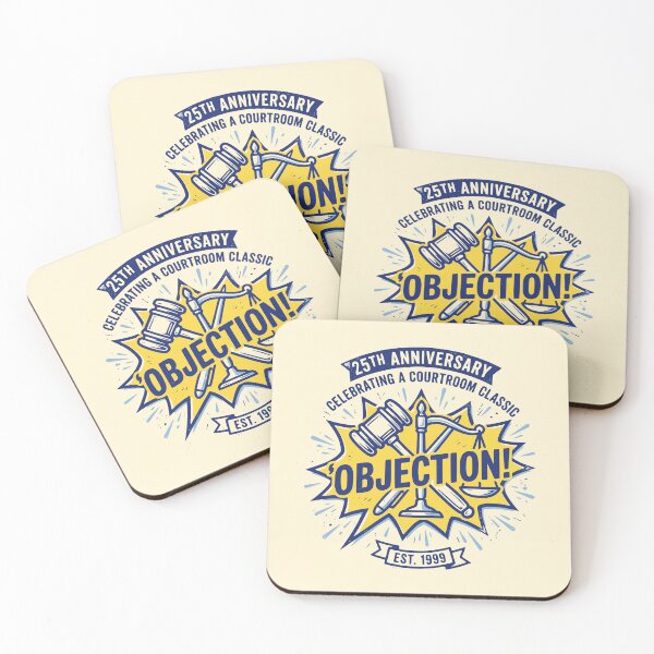 Item preview, Objection 25th Anniversary Courtroom Classic Legal Graphic designed and sold by 89shirts.
