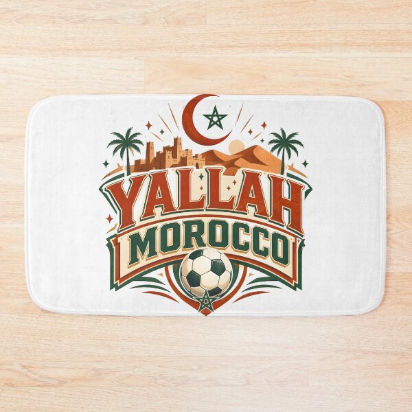 Item preview, African football, world cup 2026, football fans, yallah morocco, Moroccan culture designed and sold by TrueArtVibes.