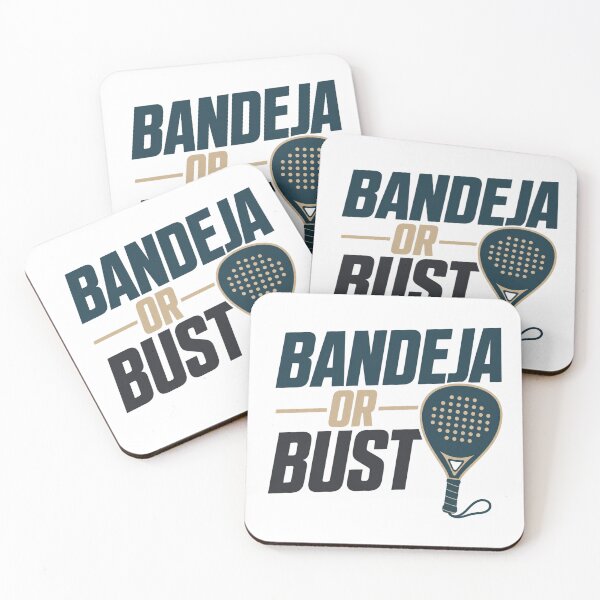 Item preview, Bandeja or Bust Padel Player Racket Sport Humor Design designed and sold by The Junto Shop.