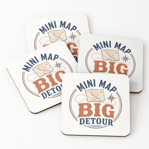 Item preview, Mini Map Big Detour designed and sold by aihrgdesign.
