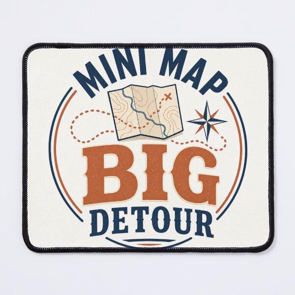 Item preview, Mini Map Big Detour designed and sold by aihrgdesign.