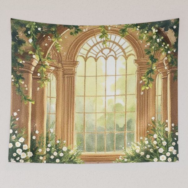 Item preview, Sunlit Botanical Archway designed and sold by Bright Stone .