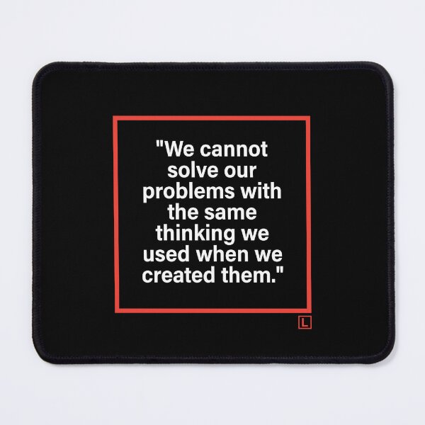 Item preview, Red Frame Thoughts | Minimal Typography Art designed and sold by Lifer Art and Design.