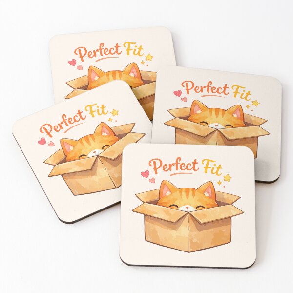 Item preview, Cute Kawaii Orange Cat in a Cardboard Box | Perfect Fit Funny Cat  designed and sold by stylishdzign.