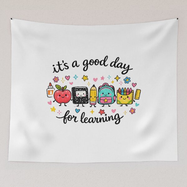 Item preview, It's a Good Day For Learning , Inspirational Teacher Gift, Back to School Classroom Gift, Student Graphic Tee, Preschool Teacher School Supplies designed and sold by Merchall  store.