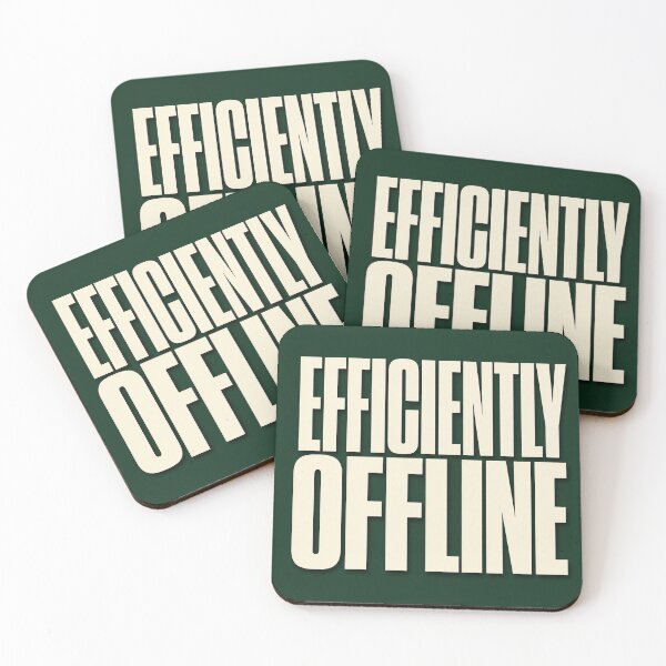 Item preview, Efficiently Offline designed and sold by aihrgdesign.