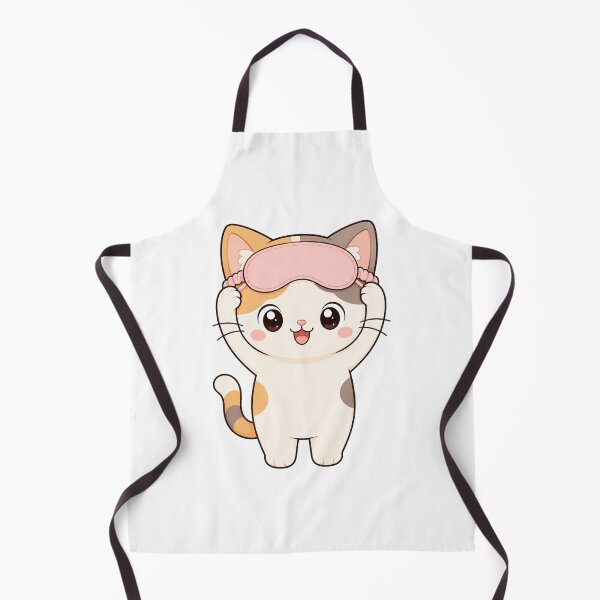 Item preview, Cute Cat Wearing Sleep Mask Kawaii Cartoon Bedtime Design designed and sold by Seculinator.