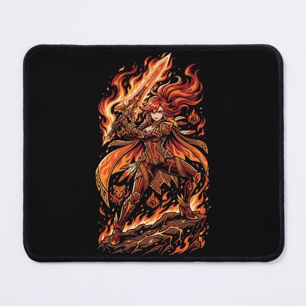 Item preview, Mavuika Genshin Impact Pyro Warrior designed and sold by Gabriela Mihai.