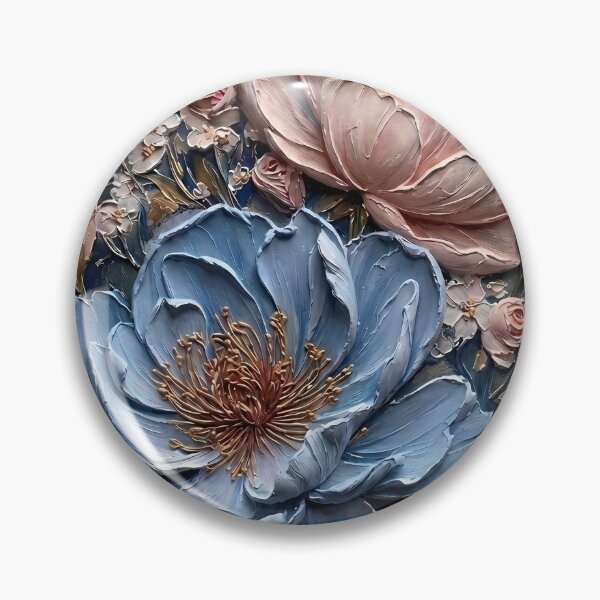 Item preview, Elegance in Bloom: Textured Floral Symphony designed and sold by MByunArt.