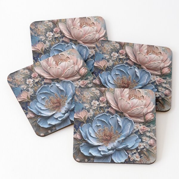 Item preview, Elegance in Bloom: Textured Floral Symphony designed and sold by MByunArt.