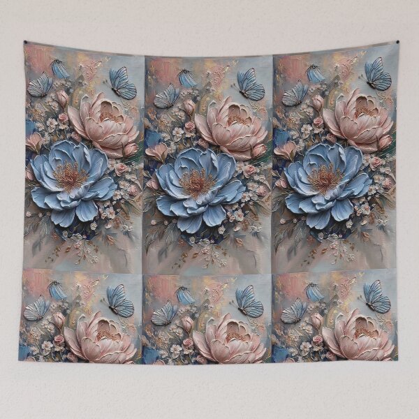 Item preview, Elegance in Bloom: Textured Floral Symphony designed and sold by MByunArt.