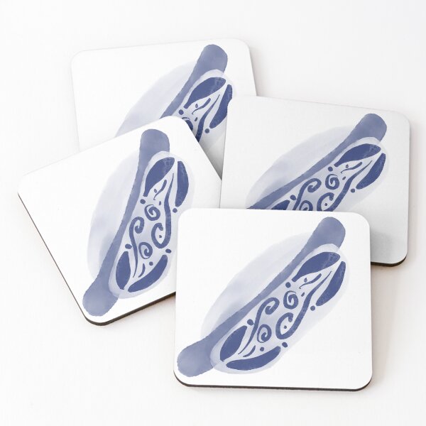 Item preview, Blue tile hot dog designed and sold by AdventuresOy.