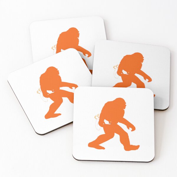 Item preview, Funny Bigfoot Carrying a Chicken – Vintage Sasquatch Humor T-Shirt Design designed and sold by oleend.