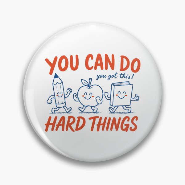 Item preview, You Can Do Hard Things, Inspirational Teacher Gift, Positive School Motivation Gift, Classroom Graphic Tee, Positive Classroom Gift designed and sold by Merchall  store.
