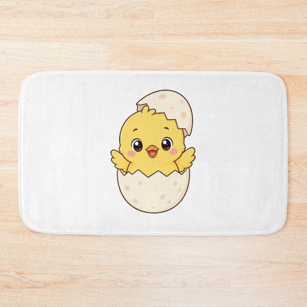 Item preview, Cute Baby Chick Hatching from Egg Kawaii Cartoon Spring Design designed and sold by Seculinator.