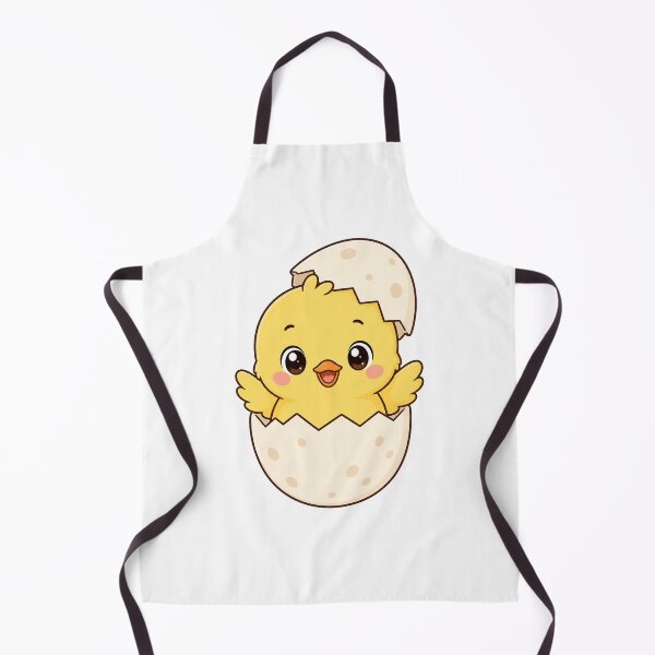 Aperçu de l'œuvre Cute Baby Chick Hatching from Egg Kawaii Cartoon Spring Design créée et vendue par Seculinator.