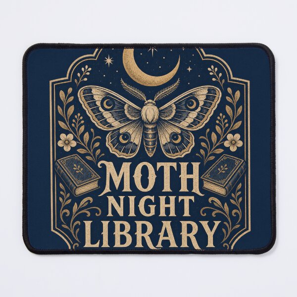 Item preview, Moth Night Library designed and sold by aihrgdesign.