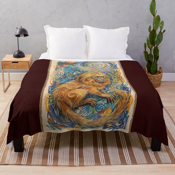 Item preview, Golden Lion Tamarin Van Gogh Tribute designed and sold by Color & Form.