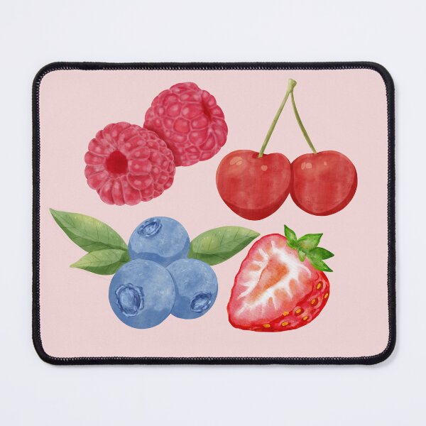 Item preview, Minimalist Berry Fruit Illustration | Cute Summer Fruit Design designed and sold by elenasedit.