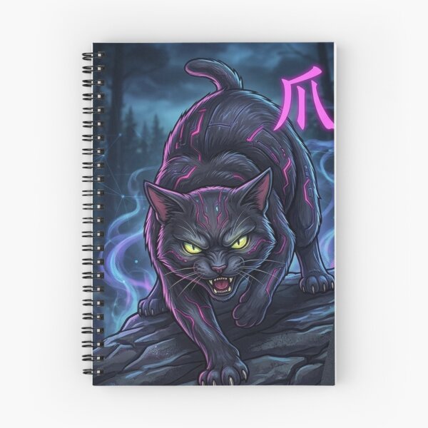 Item preview, Cyberpunk Neon Black Cat Goldfish Bowl Magic designed and sold by Pandora´s Box.