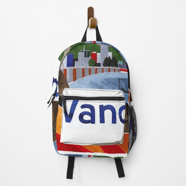 Item preview, Vancouver Canada Skyline Art - Minimalist Cityscape Travel Poster designed and sold by OzzFrequency.
