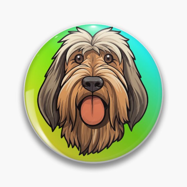 Item preview, Cute Cartoon Shaggy Dog Happy Puppy Rainbow Circle designed and sold by EHdesignShop.