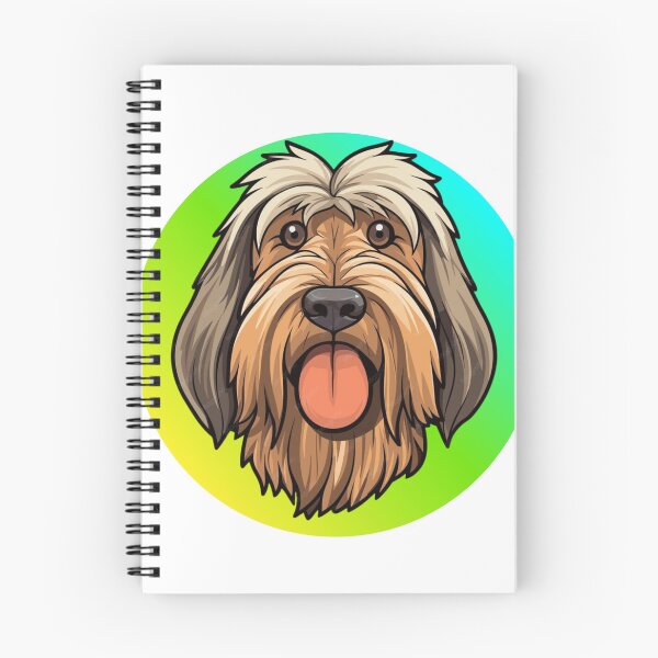 Item preview, Cute Cartoon Shaggy Dog Happy Puppy Rainbow Circle designed and sold by EHdesignShop.