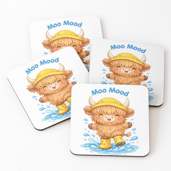 Item preview, Cute Kawaii Highland Cow for Cow Lovers | Moo Moo Funny Farm Animal  designed and sold by stylishdzign.