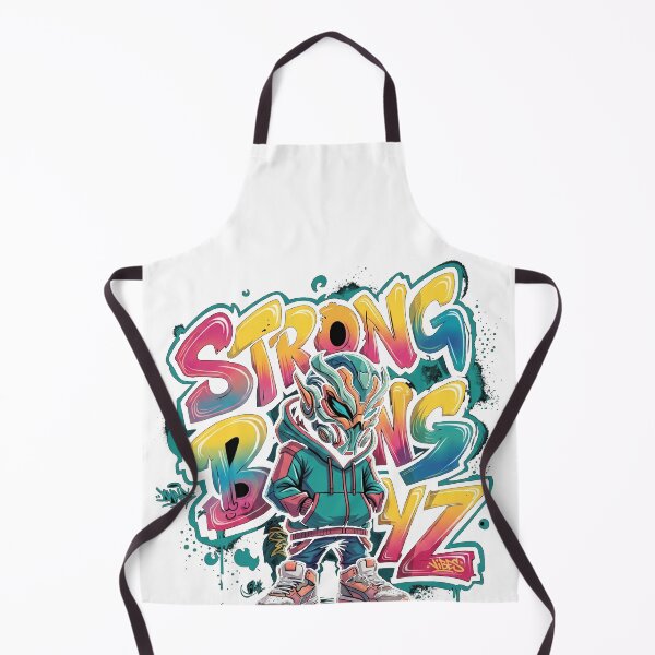 Item preview, Strong Boyz Graffiti Streetwear T-Shirt | Futuristic Urban Typography Graphic Design Main Tag (1) designed and sold by MAStrends.