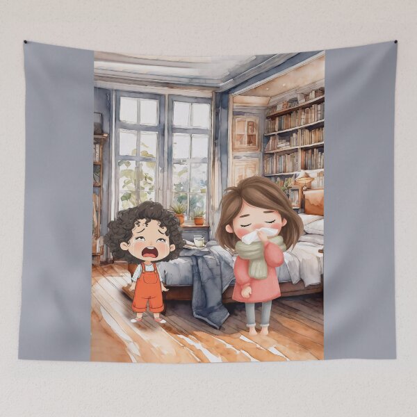 Item preview, CRANKY WITH THE FLU designed and sold by Tammera.