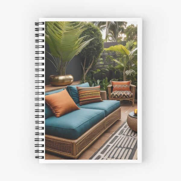 Item preview, Interior - Afro-Bohemian Living Space, Tropical Ambiance and Contemporary Aesthetic designed and sold by Reverso-Design.