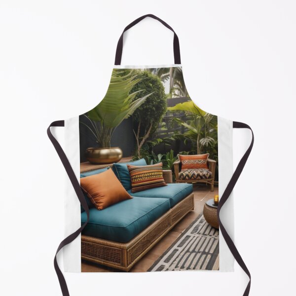 Item preview, Interior - Afro-Bohemian Living Space, Tropical Ambiance and Contemporary Aesthetic designed and sold by Reverso-Design.