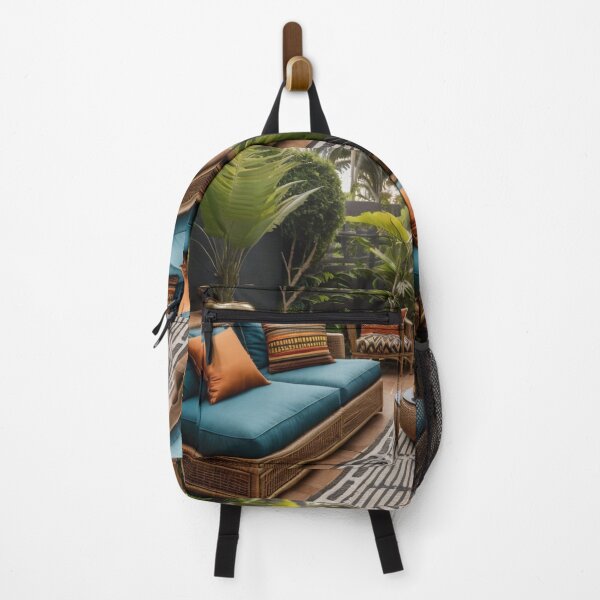 Item preview, Interior - Afro-Bohemian Living Space, Tropical Ambiance and Contemporary Aesthetic designed and sold by Reverso-Design.