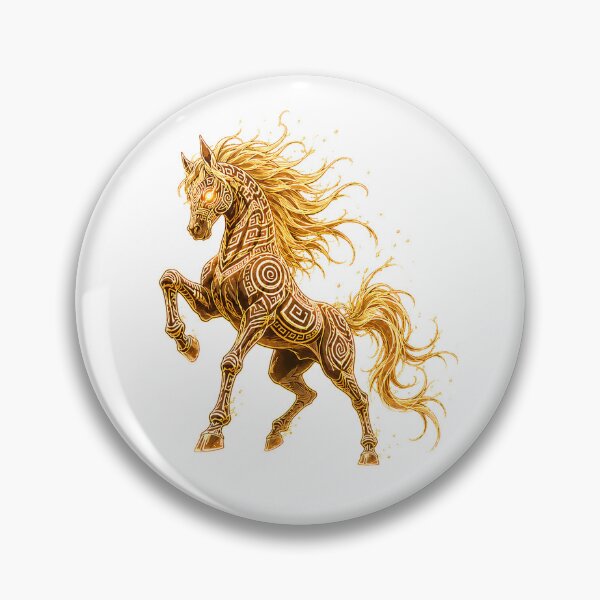 Item preview, Aurelian Flameglyph: The Manga Sunstride Stallion designed and sold by BlissBlvdShop.