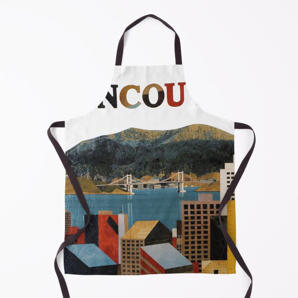 Item preview, Vancouver Canada Skyline Art - Minimalist Cityscape Travel Poster designed and sold by OzzFrequency.