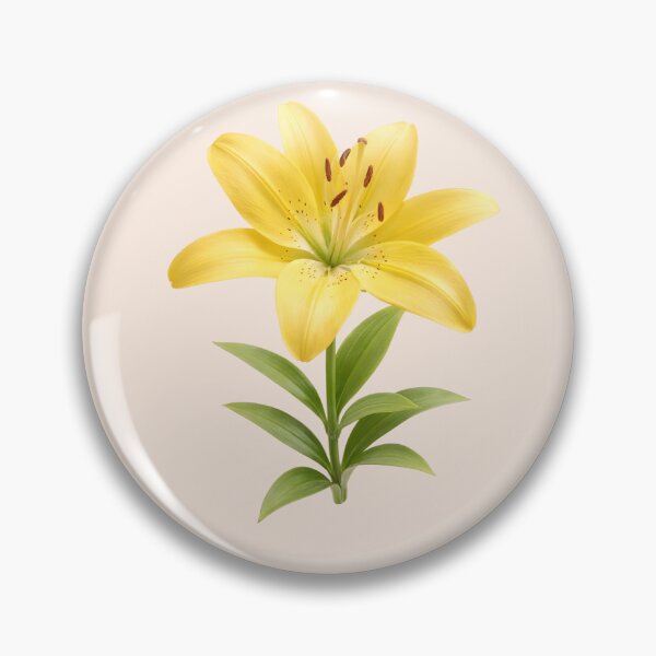 Item preview, Elegant Yellow Lily - Cottagecore Botanical Aesthetic Art designed and sold by StoryVibes.