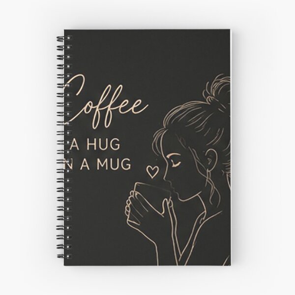 Item preview, Coffee A Hug in a Mug Cozy Woman Coffee Lover Illustration designed and sold by Sara-Ai.