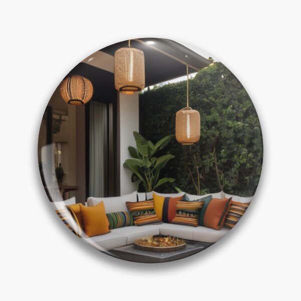 Item preview, Interior - Afro-Bohemian Living Space, Warm and Ethnic Atmosphere designed and sold by Reverso-Design.