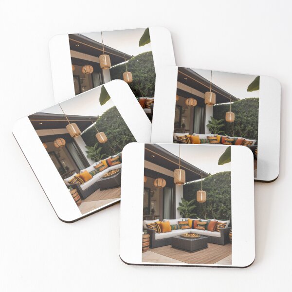 Item preview, Interior - Afro-Bohemian Living Space, Warm and Ethnic Atmosphere designed and sold by Reverso-Design.