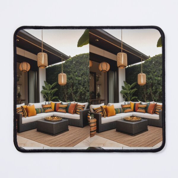 Artikelvorschau, Interior - Afro-Bohemian Living Space, Warm and Ethnic Atmosphere entworfen und verkauft von Reverso-Design.