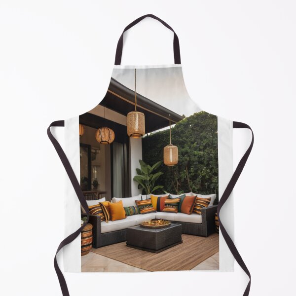 Item preview, Interior - Afro-Bohemian Living Space, Warm and Ethnic Atmosphere designed and sold by Reverso-Design.