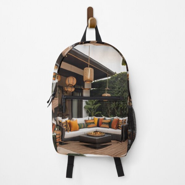 Item preview, Interior - Afro-Bohemian Living Space, Warm and Ethnic Atmosphere designed and sold by Reverso-Design.