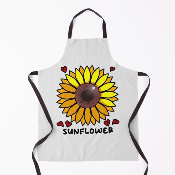 Item preview, Cute Kawaii Sunflower Illustration with Hearts designed and sold by SingularityMSM.