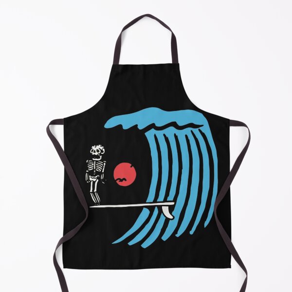 Item preview, Skeleton Surfer Wave Sunset Funny Surfing Skull designed and sold by Gbriel3.