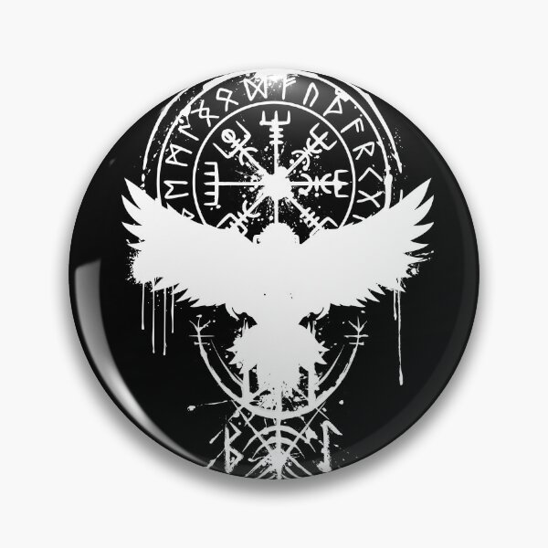 Item preview, Vegvisir & Raven | Nordic Viking T-Shirt designed and sold by BrokenLabel.