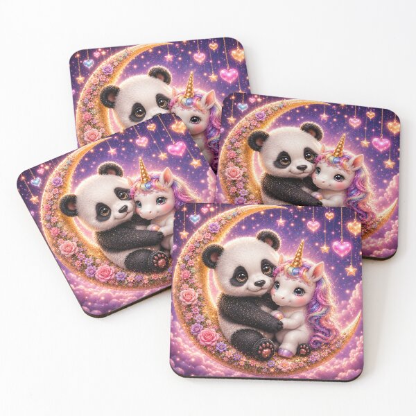 Item preview, Unicorn with koala on the moon designed and sold by JBXDesigner.