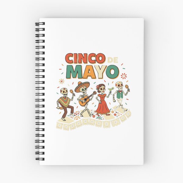 Item preview, Cinco De Mayo Dancing Sugar Skull Skeleton Fiesta designed and sold by SiarheiYur.
